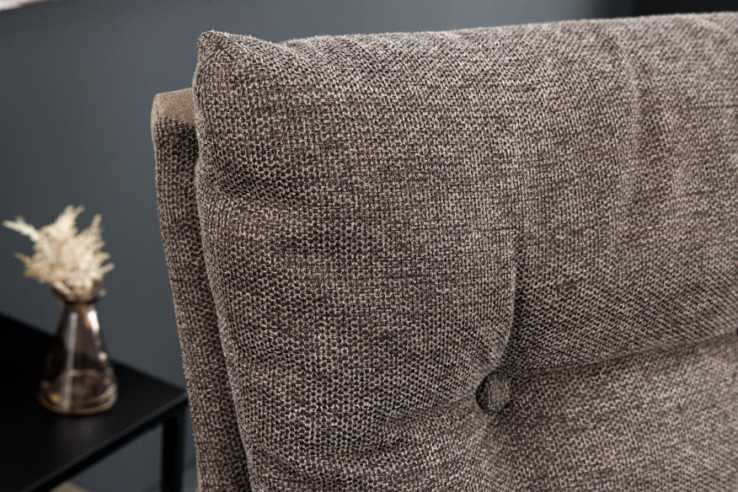  TAUPE MIKROFIBER & SVART METALL