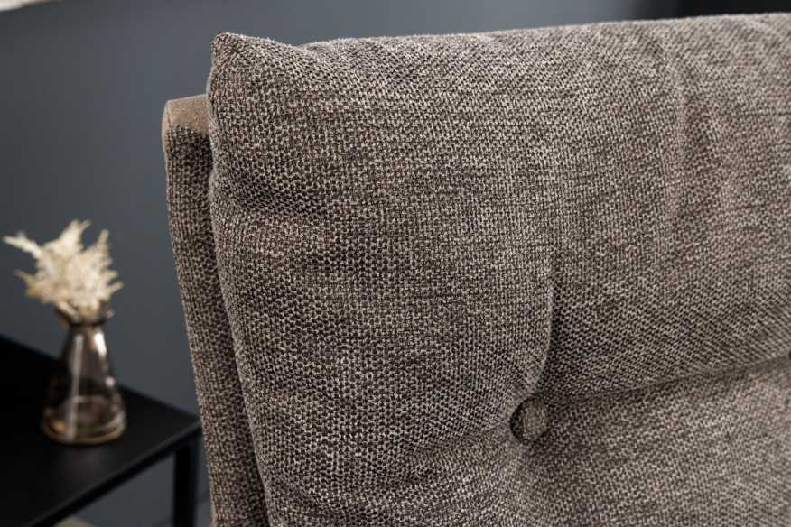  TAUPE MIKROFIBER & SVART METALL
