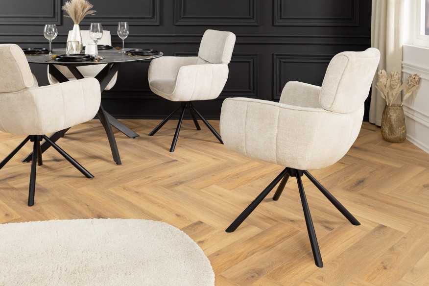  CHENILLE CHAMPAGNEBEIGE MED ARMSTÖD