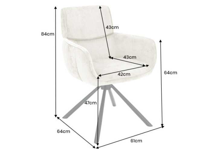 NOVA - 61CM SNURRSTOL