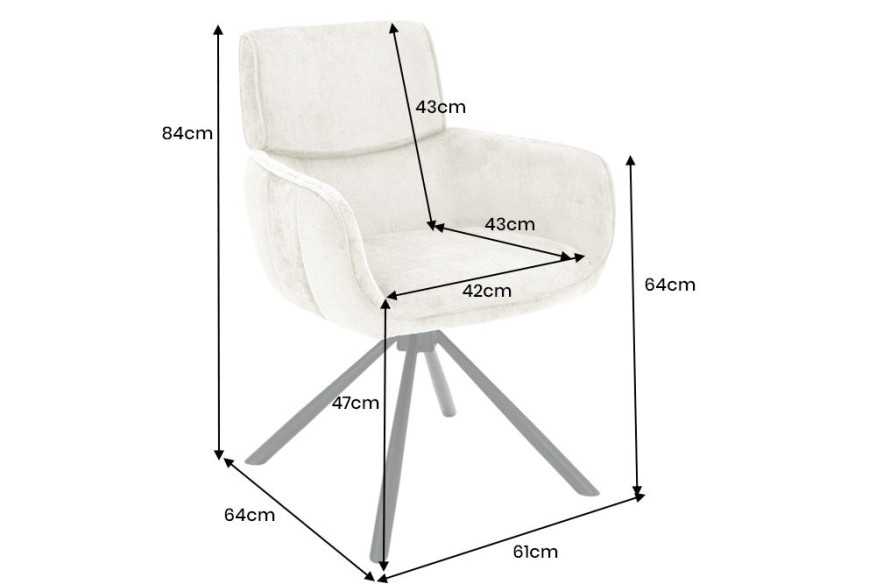 NOVA - 61CM SNURRSTOL