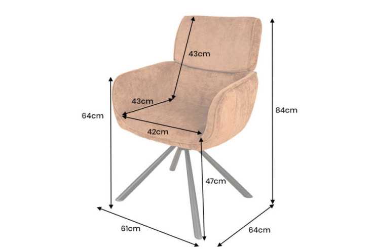  ROSTBRUN CHENILLE MED ARMSTÖD