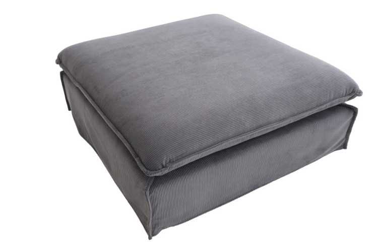  AVTAGBART SAMMETSLIKT MANCHETTYG GRÅ