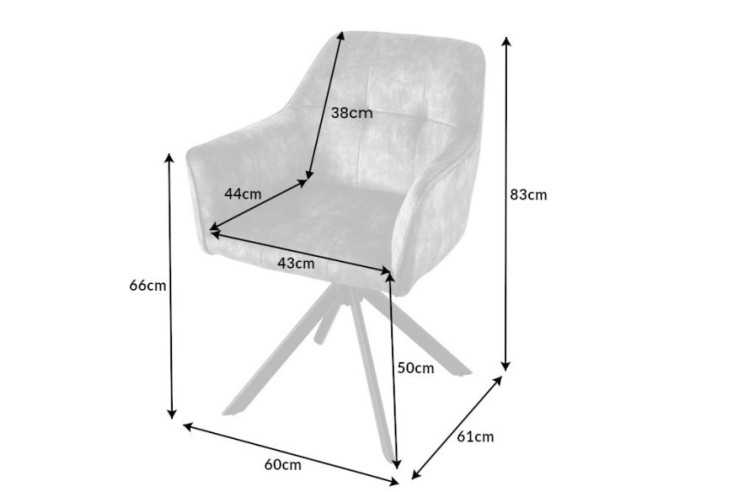 AURORA - 60CM SVÄNGSTOL