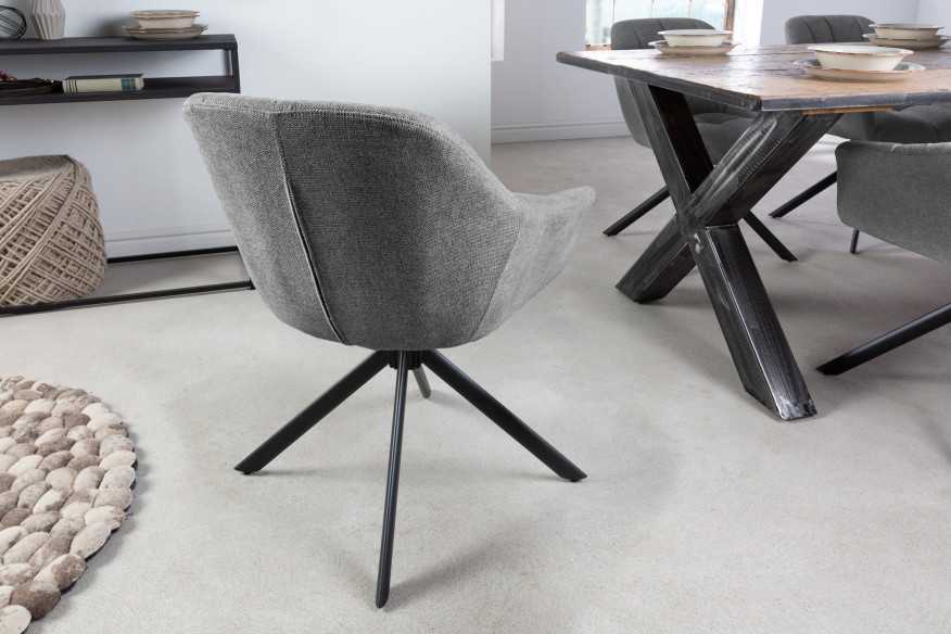  MÖRKGRÅ STRUKTURTEXTIL