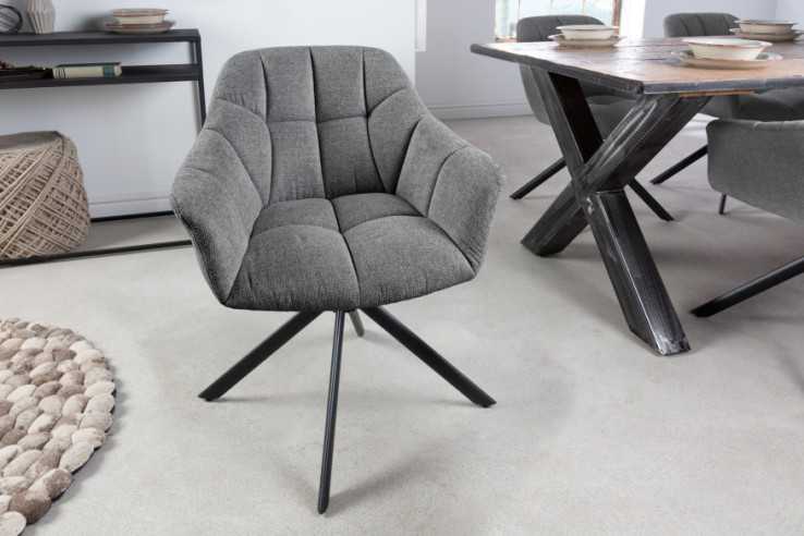 MÖRKGRÅ STRUKTURTEXTIL