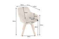 LUNA - 62CM SNURRSTOL