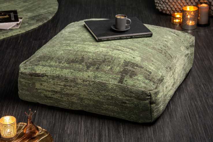  FLATVÄVD GRÖN BOMULLSMIX