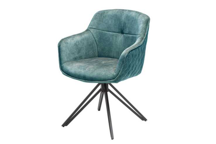  SAMMET TEAL MED ARMSTÖD