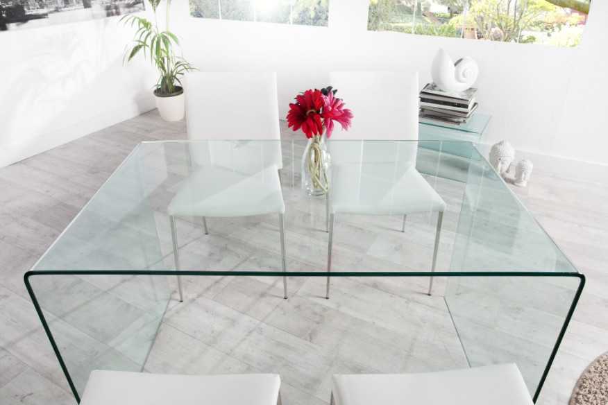 OPAQUE - 120CM MATBORD I GLAS