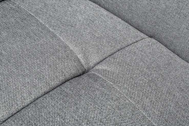  GRÅ MIKROFIBER MED ARMSTÖD