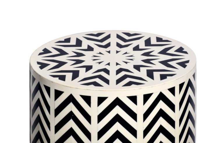  SVARTVIT BONE INLAY