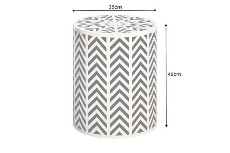  SVARTVIT BONE INLAY