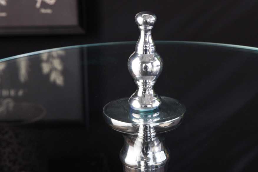  SILVER MED GLASSKIVA