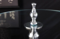SILVER MED GLASSKIVA