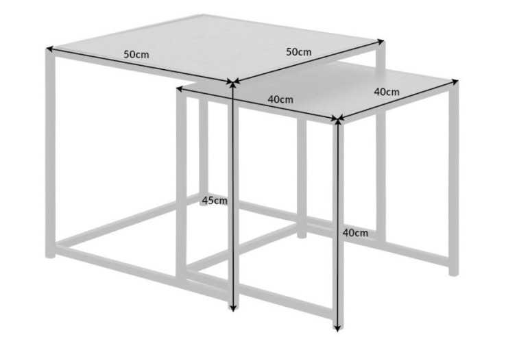 POLLUX - 50CM SIDOBOORD 2-PACK
