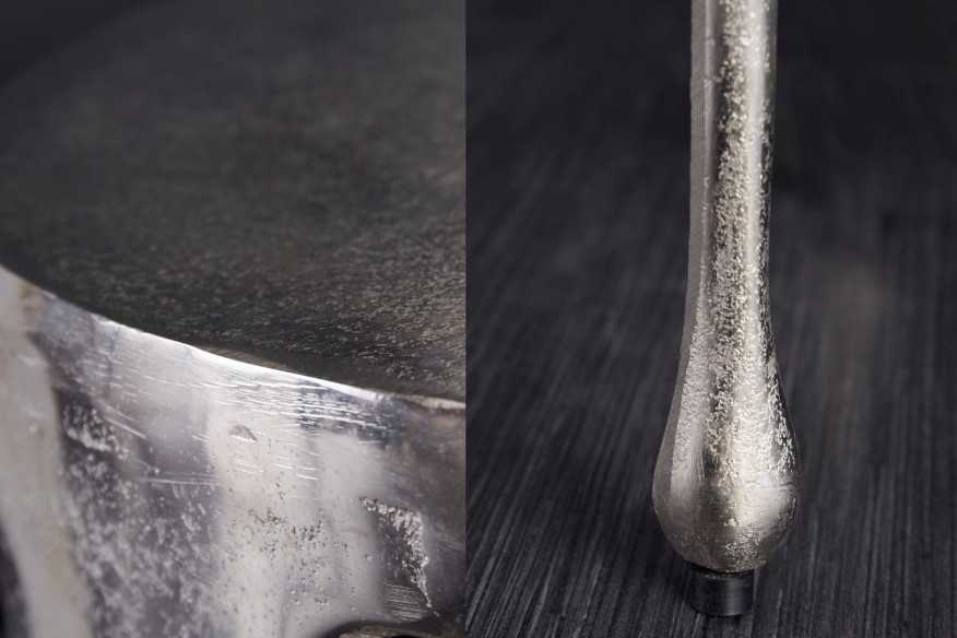  RUNDT I SILVERFÄRGAD ALUMINIUM