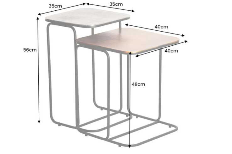 POLARIS - 40CM SIDOBORD SET