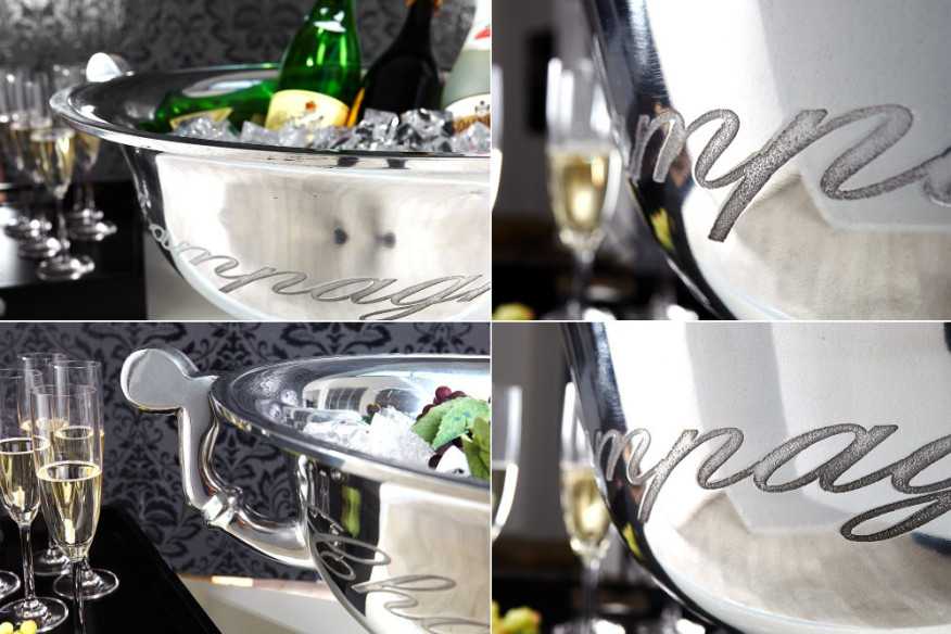 CAVA - 40CM CHAMPAGNEKYLARE I SILVER