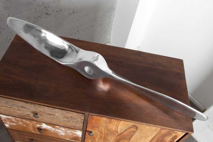 PROPELLER - 110cm skulptur i silver