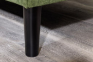  GRÖN CORDSAMMET 3-SITS