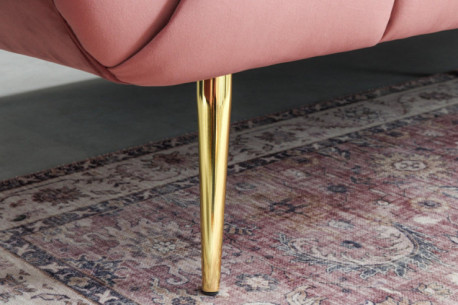 DOVT ROSA MED GULDFÄRGade BEN 2