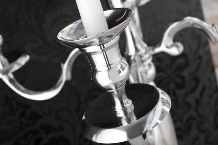 ELIN - 120 CM 5-ARMAD LJUSSTAKE I SILVER