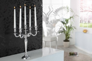ELIN - 40 CM 5-ARMAD LJUSSTAKE I SILVER