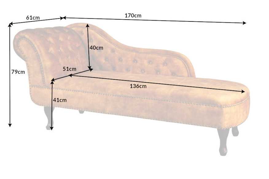 LYRA - 170CM RECAMIER
