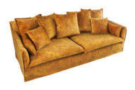 AURORA - 202CM 3-SITS SAMMETSSOFFA