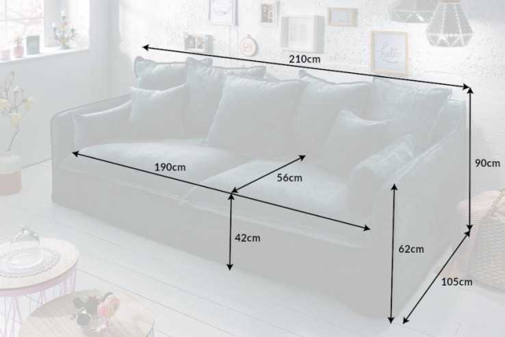 NEBULA - 202CM 3-SITS SOFFA