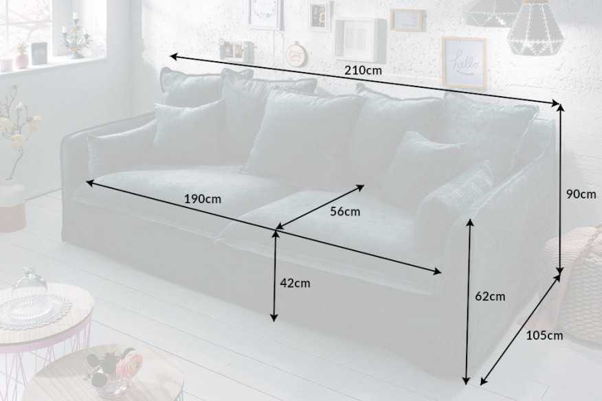 NEBULA - 202CM 3-SITS SOFFA