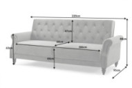 LYRA - 220CM BÄDDSOFFA