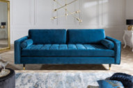3-SITS TEALBLÅ