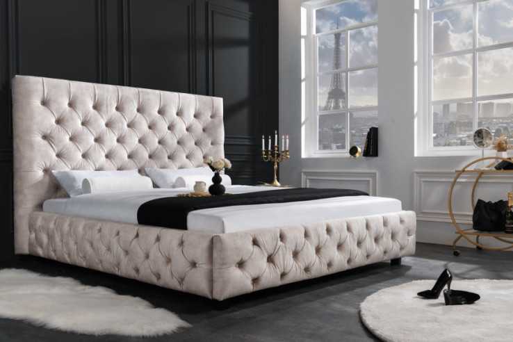 SAMMET CHAMPAGNE CHESTERFIELD