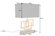 AURIGA - 40CM BORDSLAMPA