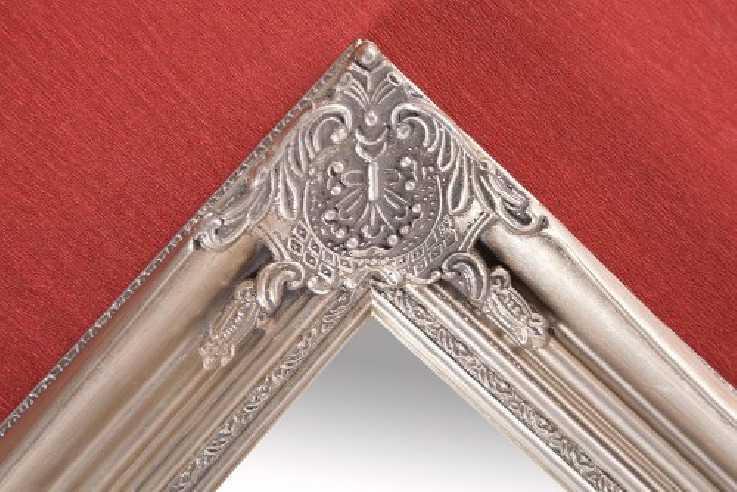 Wandspiegel Speculum 55cm silber