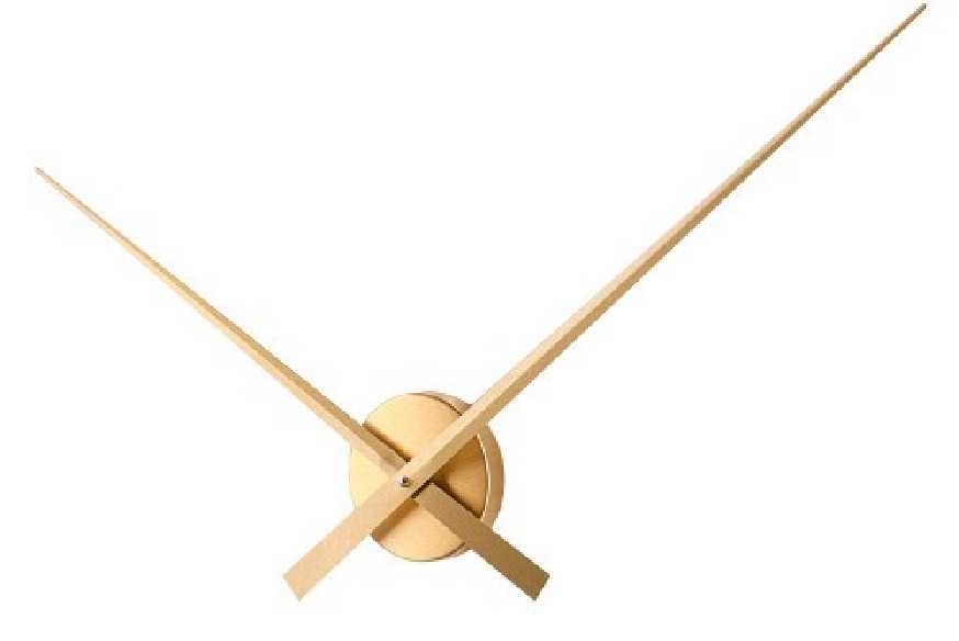 TIDSFRIST - 80CM VÄGGKLOCKA I GULD