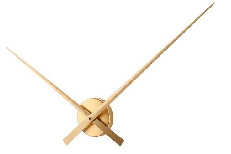 TIDSFRIST - 80CM VÄGGKLOCKA I GULD
