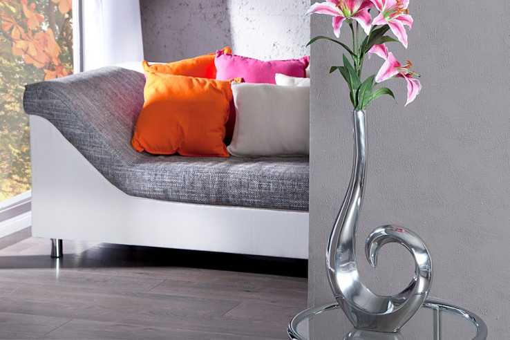 GRACE - 50CM VAS I SILVER