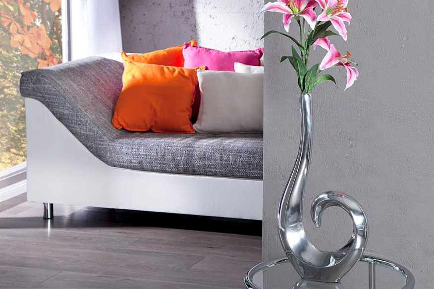 GRACE - 50CM VAS I SILVER