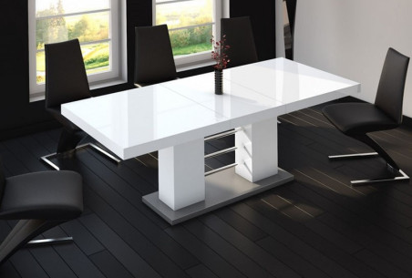 MATBORD VIT HÖGBLANK- modern bord 2