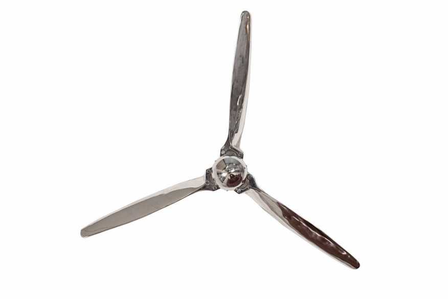 PROPELLER - 60CM VÄGGDEKORATION I SILVER