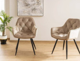 DIMMA - SAMMETSKRUK, BEIGE SAMMET, SVART METALLSTATIV