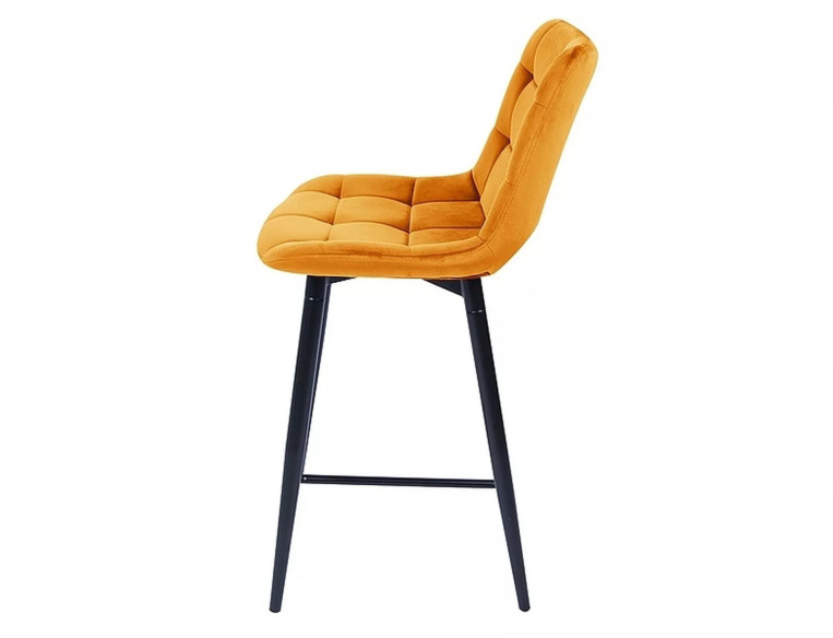 SIERRA H-2 - PÓŁHOKER 92CM, WELLOTTYGSAMET CURRY, SVART METALLSTATIV