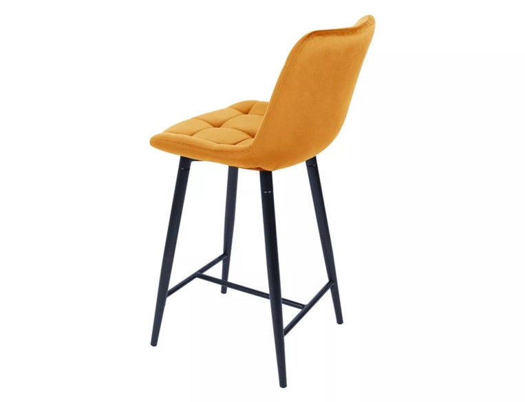 SIERRA H-2 - PÓŁHOKER 92CM, WELLOTTYGSAMET CURRY, SVART METALLSTATIV