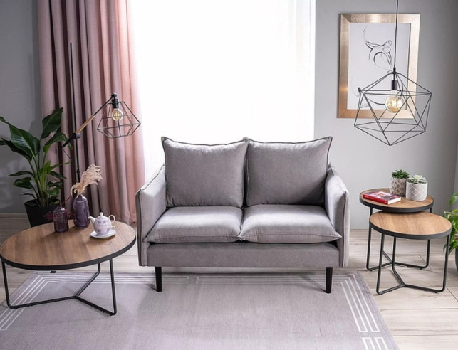  VALNÖT/SVART METALL