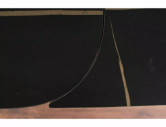 ORION - 160CM MATBORD, SVART KERAMIK/GLAS, UTFÄLLBART TILL 240CM