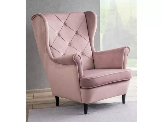 PULSAR - FOTEL VELVET HORECA, ANTYCZNY ROSA