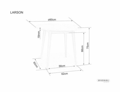NEBULOSA - 90CM MATBORD 2